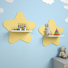 Star Wooden Wall Shelf for Kids