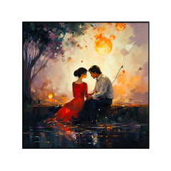 The Unconditional Love Between Friends Couple Love Canvas Wall Paintings & Arts