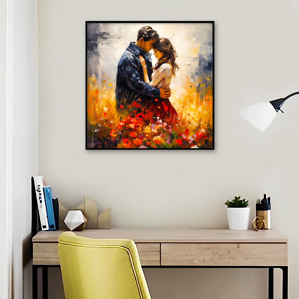 An Artwork Portraying the Unconditional Love Between Friends Love Canvas Wall Paintings & Arts