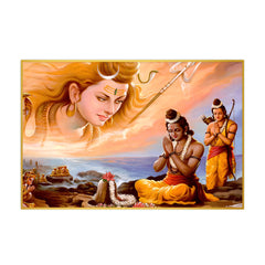 Inspiring Shri Ram and Lakshaman Worship Wall Arts & Paintings