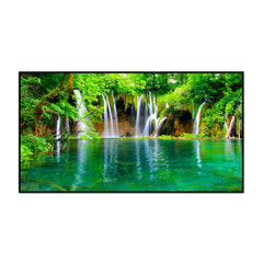 Charming Waterfall  Nature Scenery of Colorful Canvas Wall Paintings & Arts