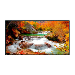 Exquisite Waterfall Nature Scenery of Colorful Canvas Wall Paintings & Arts
