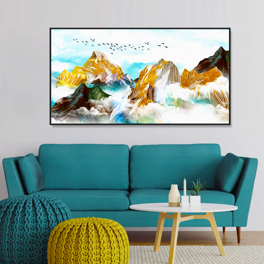 Beautiful Premium Design Mountain Wall Painting & Art