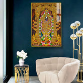 Lord Tirupati Balaji And Goddess Lakshmi Acrylic Wall Paintings & Arts Clearance Sale