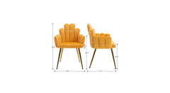 Yellow Trent Accent Chair