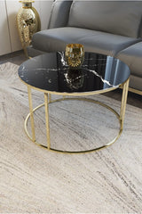 Black & Gold Coffee Table