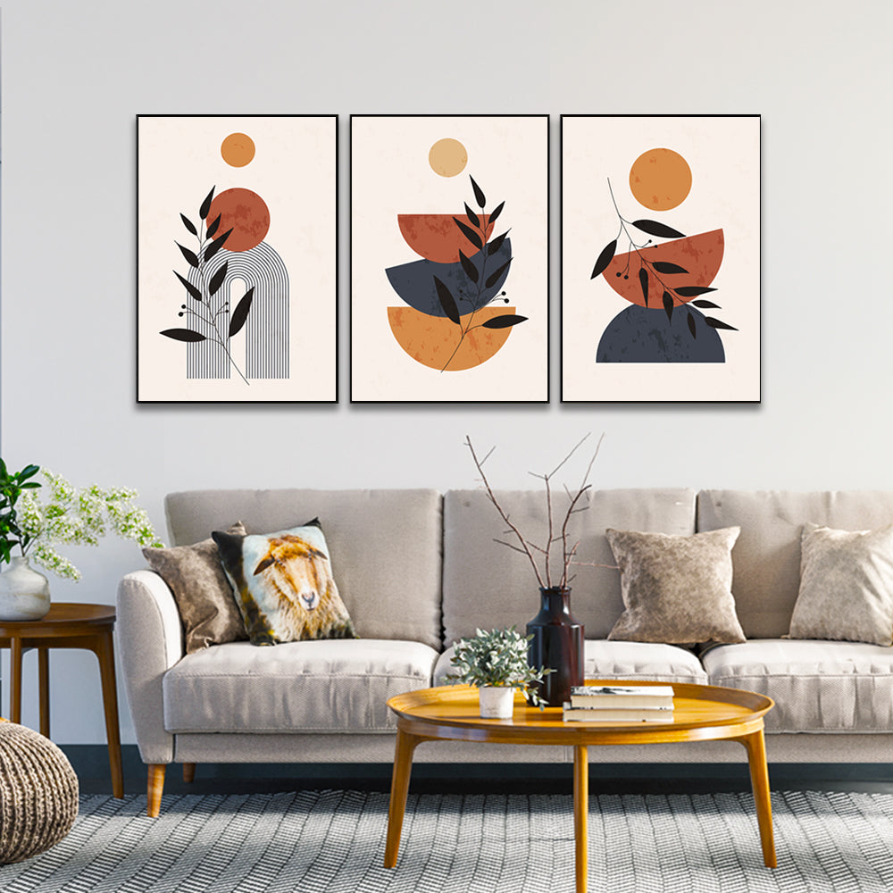 Modern Poster Minimal in Boho Style for Wall Art for Wall Decoration Set of 3