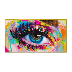 Beautiful Colorful Eyes Modern Art Canvas Printed Painting