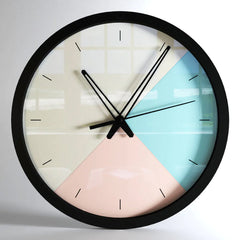 Pastel Mosaic Big Designer Wall Clock