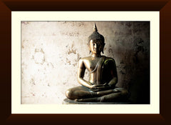 Peaceful Lord Gautam Buddha Wall Frame Painting