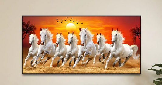7 Running Horses Painting Vastu Direction for Your Home