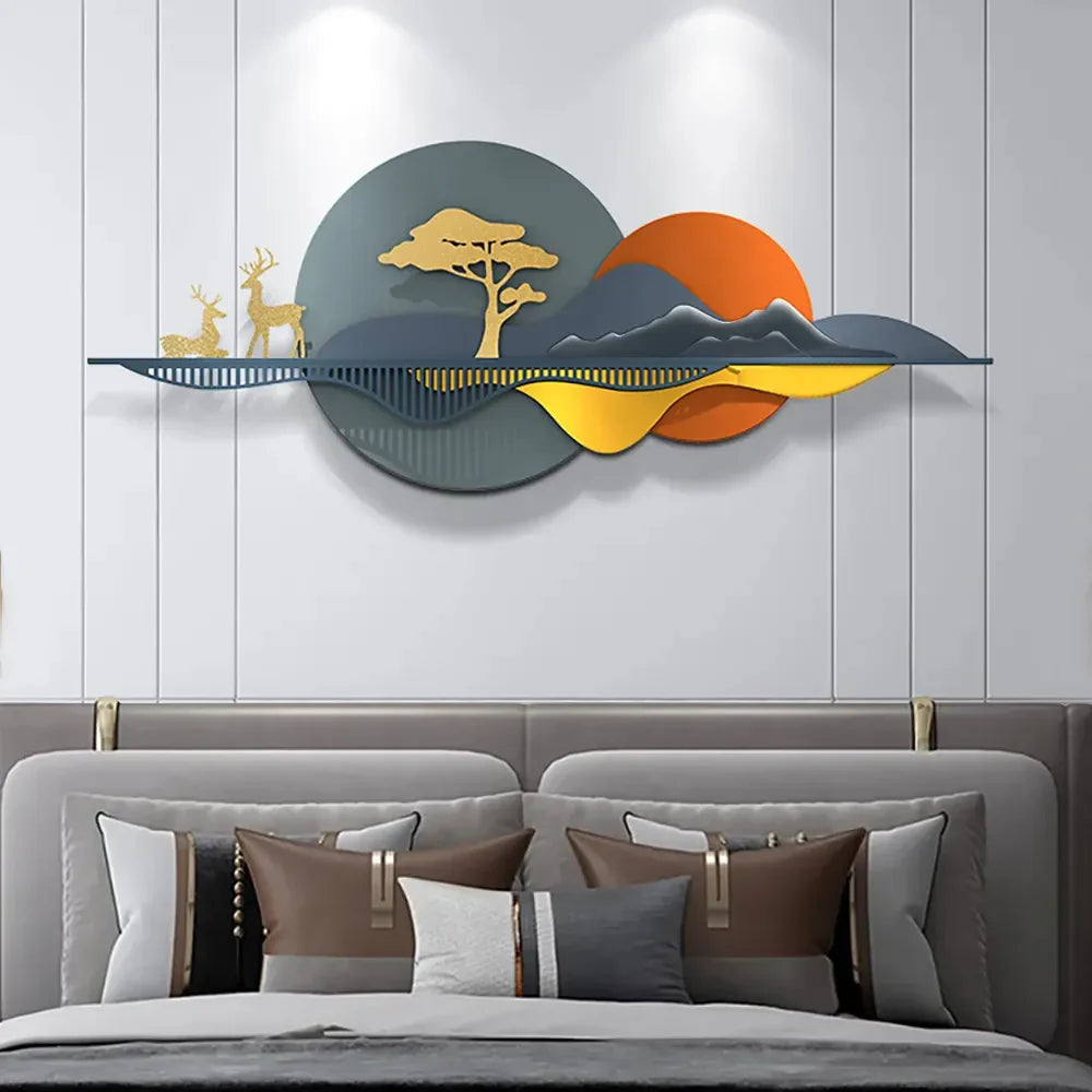 Metallic scenery Wall Art