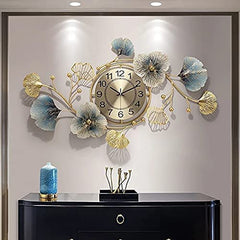 Azure Metal Wall Clock