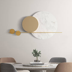 White Moon Wall Decor Metal Wall Art