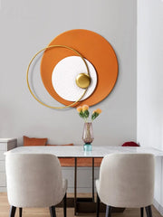 Orange Sunshine Metal Wall Art