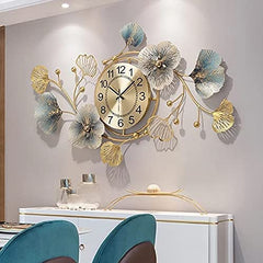 Azure Metal Wall Clock