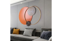 Interconnected Metal Circle Wall Art