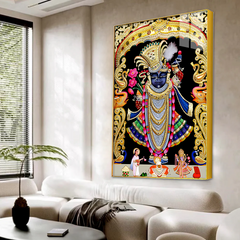 Lord Shreenath Ji Acrylic Wall Frame for Home