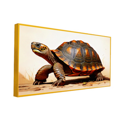 Modern Luxury Golden Shell Turtle Painting