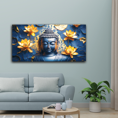Divine Gautam Buddha Canvas Wall Art Online