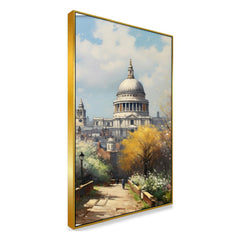 St Pauls Cathedral in Autumn by Vintage London