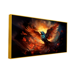 Vibrant Phoenix Bird Vaastu Canvas Wall Paintings