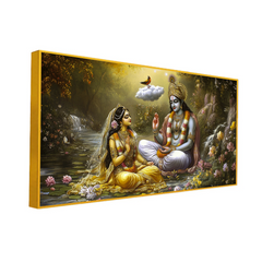 Divine Couple Radha Krishna Wall Paintings