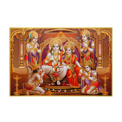 Glorious Shri Ram Darbar Wall Art & Paintings Clearance Sale