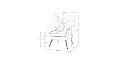 Grey Dawson Accent Chair