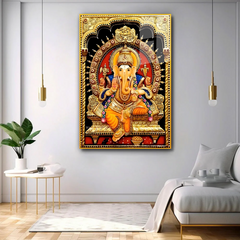 Premium Quality Cultural Legacy Ganesha Acrylic Wall Paintings & Art