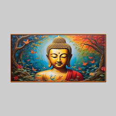 Find Peace in Buddha Landscape Canvas Wall Art