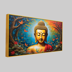 Find Peace in Buddha Landscape Canvas Wall Art