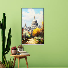 St Pauls Cathedral in Autumn by Vintage London