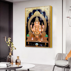 Premium Quality Divine Harmony Ganesha Acrylic Wall Paintings & Art