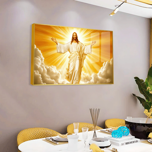 Courageous Faith Jesus Acrylic Wall Paintings & Art