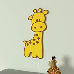 Baby Giraffe Backlit Wooden Wall Décor