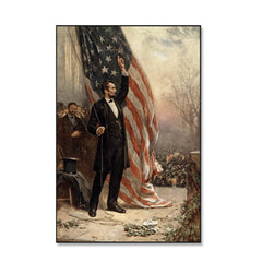 Abraham Lincoln (1809-1856) Framed Wall Art