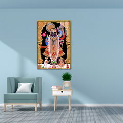 Shreenath Ji Maharaj Spiritual Acrylic Painting