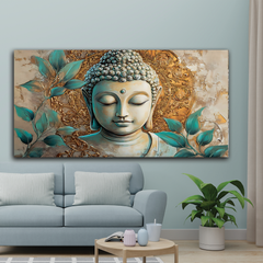 Serene Buddha Wall Decor for Living Room or Office