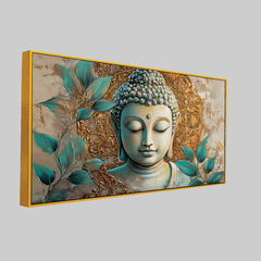 Serene Buddha Wall Decor for Living Room or Office