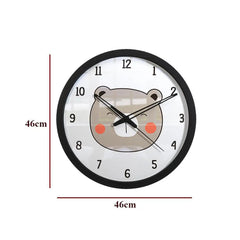 Blushing Bear Kids Wall Clock