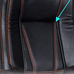 Black Leatherette Boss Office Chair | 360° Swivel, Tilt Lock Mechanism, Chrome Stand & Engineering Wood Base