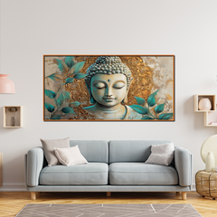 Serene Buddha Wall Decor for Living Room or Office