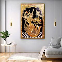 Premium Spiritual Radiance Apsara Dancing Acrylic Wall Paintings & Art