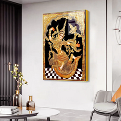 Premium Spiritual Radiance Apsara Dancing Acrylic Wall Paintings & Art