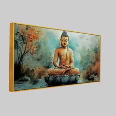 Elegant Buddha Landscape Canvas Wall Décor