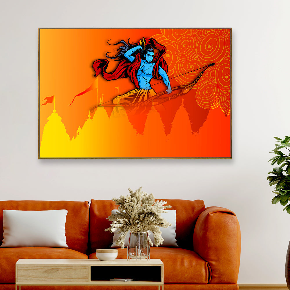 Ram Ji Wall Painting for Living Room