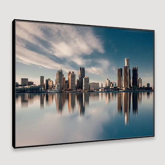 Serenity of the Skyscrapers Framed Wall Art