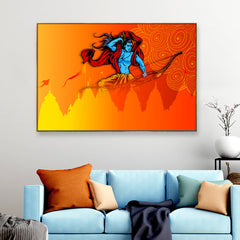 Ram Ji Wall Painting for Living Room