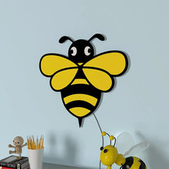 Honey Bee Backlit Wooden Wall Décor